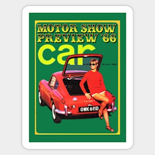 TRIUMPH GT6 - magazine cover Sticker